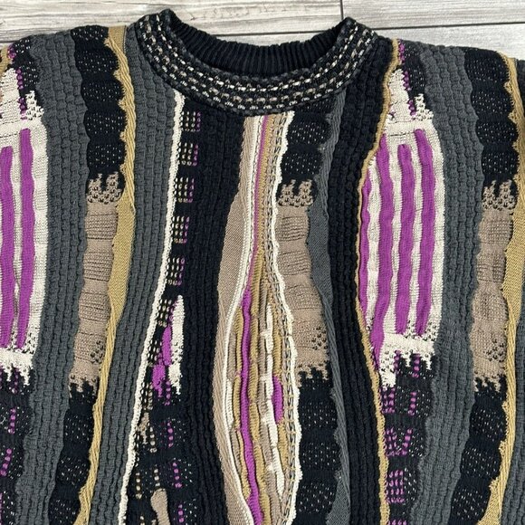 Vintage Carlo Alberto Coogi Style Knit Sweater - Picture 2 of 4